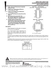 SN54LV126AFK datasheet pdf Texas Instruments