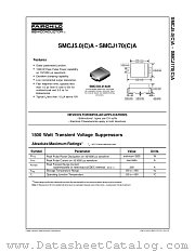 SMCJ7.5(C)A datasheet pdf Fairchild Semiconductor