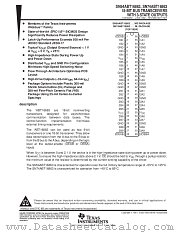 SN54ABT16863 datasheet pdf Texas Instruments