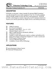 PT2253B-D datasheet pdf Princeton Technology Corporation