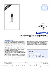 Q4015LTH datasheet pdf Teccor Electronics