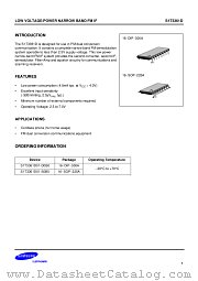 S1T3361D01-S0B0 datasheet pdf Samsung Electronic