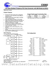 C5002 datasheet pdf International Microcircuits