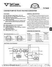TC7662BCPA datasheet pdf TelCom Semiconductor