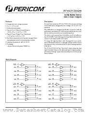 PI74ALVCH16244A datasheet pdf Pericom Technology
