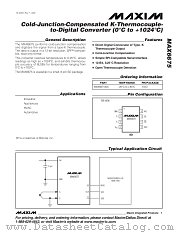 MAX6675ISA datasheet pdf MAXIM - Dallas Semiconductor