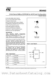 M34A02DW datasheet pdf ST Microelectronics