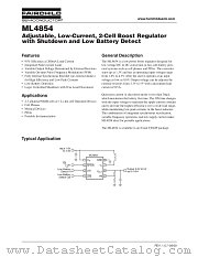 ML4854IT datasheet pdf Fairchild Semiconductor