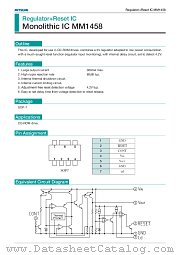 MM1458 datasheet pdf Mitsumi Electric
