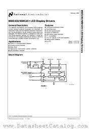 MM5451V datasheet pdf National Semiconductor