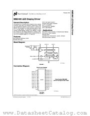 MM5480N datasheet pdf National Semiconductor