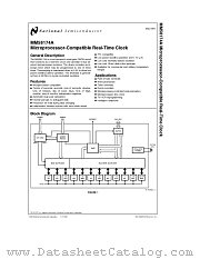 MM58174 datasheet pdf National Semiconductor