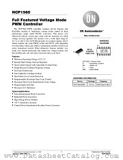 NCP1560HDR2 datasheet pdf ON Semiconductor