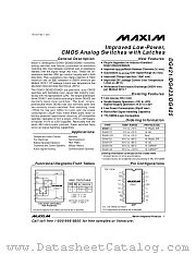 DG421CY datasheet pdf MAXIM - Dallas Semiconductor