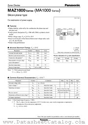MA1022 datasheet pdf Matsushita Electric Works(Nais)
