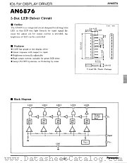 AN6876 datasheet pdf Matsushita Electric Works(Nais)