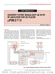 UPD63710 datasheet pdf NEC