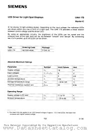 UAA170 datasheet pdf Siemens