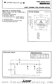 MD004H datasheet pdf Mitsubishi Electric Corporation