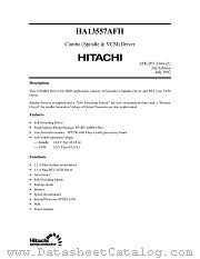 HA13557AFH datasheet pdf Hitachi Semiconductor