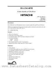 HA13614 datasheet pdf Hitachi Semiconductor