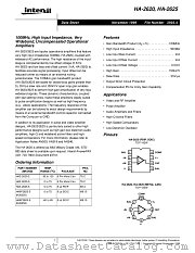 HA2-2620-2 datasheet pdf Intersil