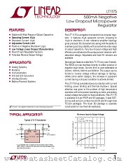 LT1175IT datasheet pdf Linear Technology