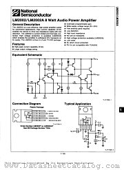 LM2002AT datasheet pdf National Semiconductor