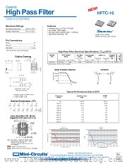 HFTC-16 datasheet pdf Mini-Circuits