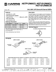 HGT1S12N60C3 datasheet pdf Fairchild Semiconductor