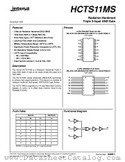 HCTS11MS datasheet pdf Intersil