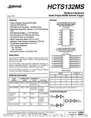 HCTS132KMSR datasheet pdf Intersil