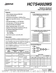 HCTS4002MS datasheet pdf Intersil