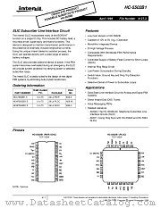 HC4P5502B1-5 datasheet pdf Intersil