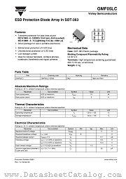 GMF05LC-GS08 datasheet pdf Vishay