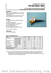 FU-641SEA-1M1 datasheet pdf Mitsubishi Electric Corporation
