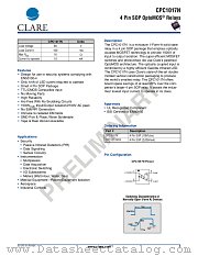 CPC1017 datasheet pdf Clare Inc