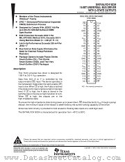 SN74ALVCH16334DGG datasheet pdf Texas Instruments