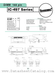 IC-497 datasheet pdf Yamaichi Electronics