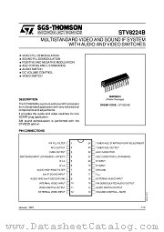 STV8224B datasheet pdf ST Microelectronics