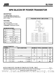 BLY93H datasheet pdf Advanced Semiconductor