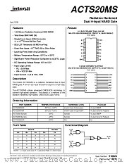 ACTS20HMSR datasheet pdf Intersil