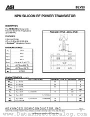 BLV30 datasheet pdf Advanced Semiconductor