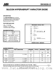 DKV6520-12 datasheet pdf Advanced Semiconductor