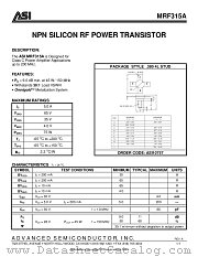 ASIMRF315A datasheet pdf Advanced Semiconductor