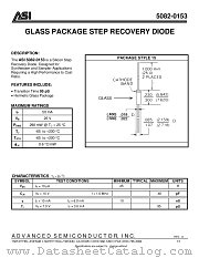 5082-0153 datasheet pdf Advanced Semiconductor