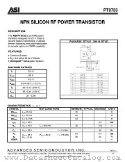 ASIPT9733 datasheet pdf Advanced Semiconductor