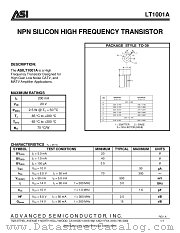 LT1001A datasheet pdf Advanced Semiconductor