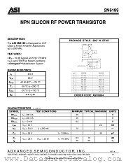 2N6199 datasheet pdf Advanced Semiconductor