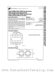 CD40193 datasheet pdf National Semiconductor